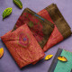 Exclusive Maroon Tissue Vanya Bengal Saree by Abaranji 